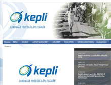 Tablet Screenshot of kepli.fi